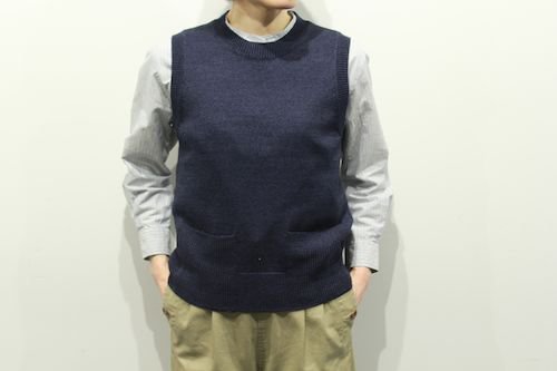 MHL.   FADED COTTON LINEN  ベスト